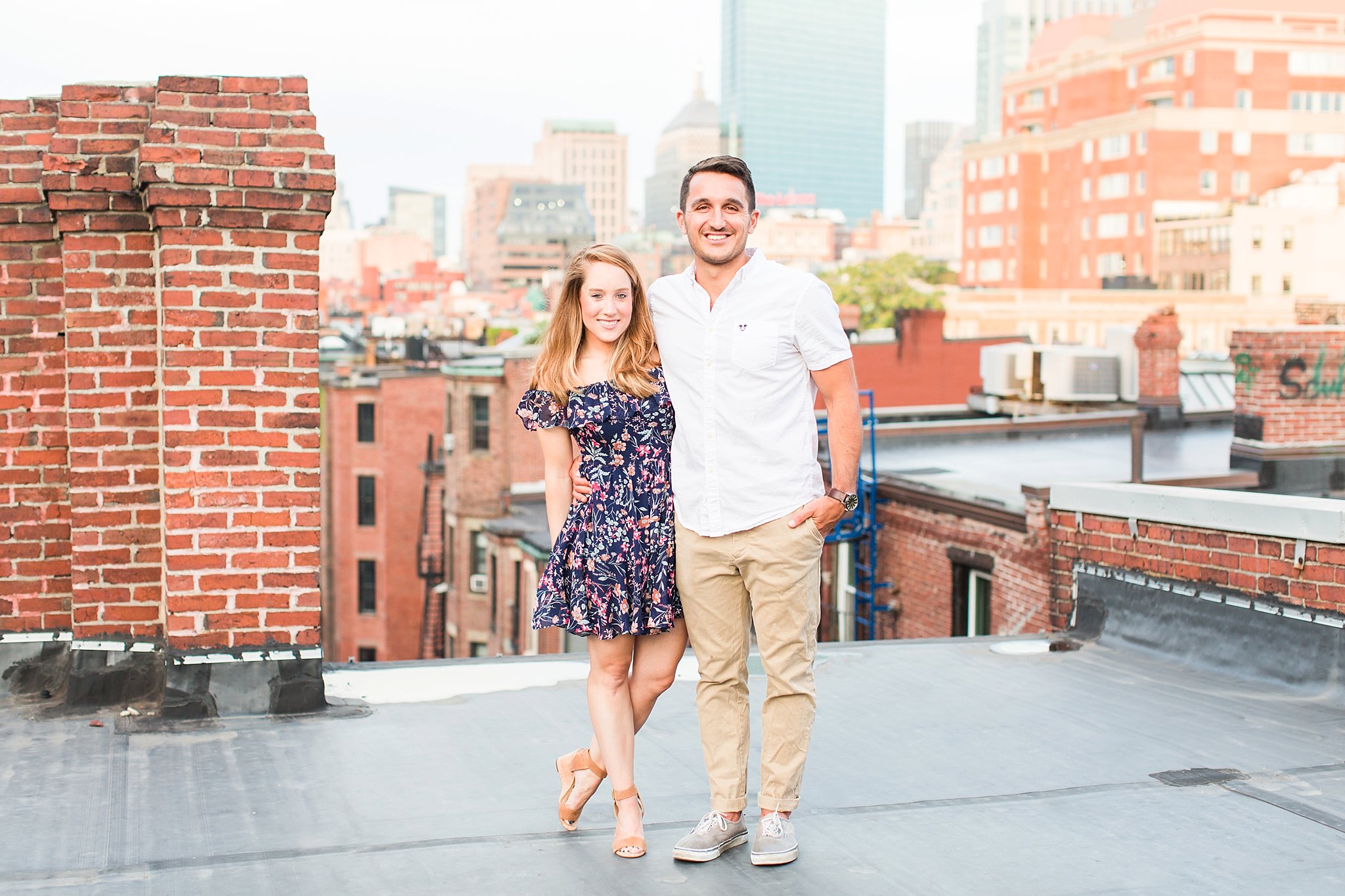 Boston rooftop dinner party