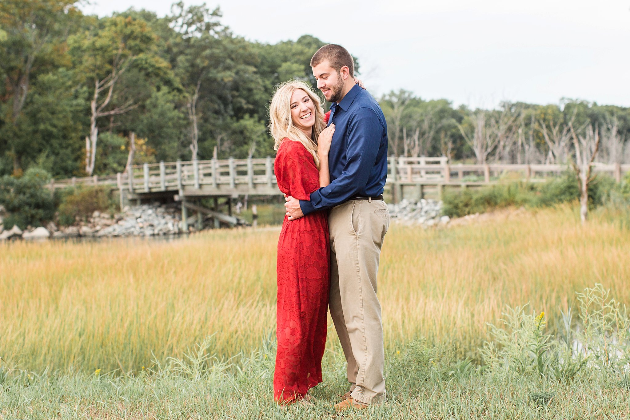 engagement session at World's End in Hingham, MA