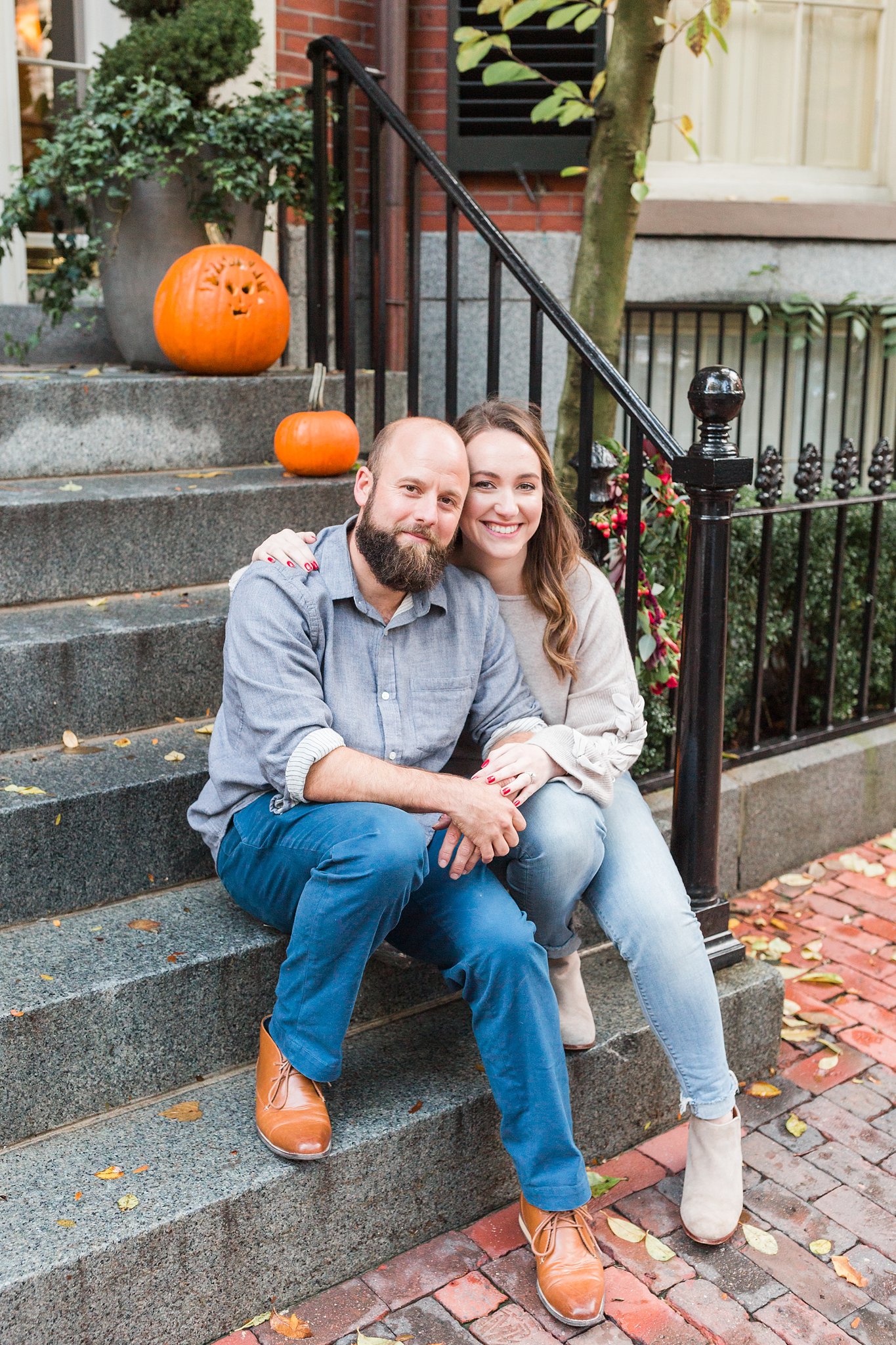 beacon hill engagement session