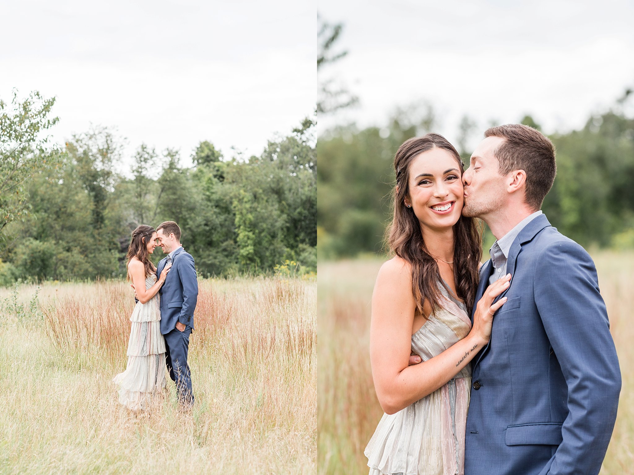 rock meadow engagement session
